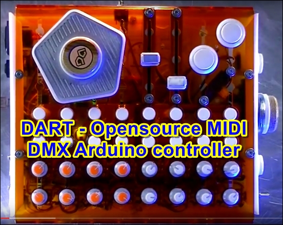 오픈소스 MIDI/DMX 아두이노 컨트롤러 DART - Opensource MIDI / DMX Arduino controller ...