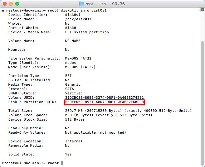 GPT 파티션에서 partition UUID 확인하기 네이버 블로그