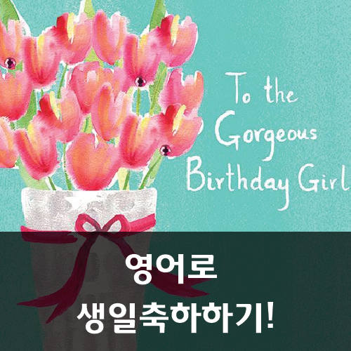 영어로 생일축하한다는 다양한 표현 04 감동 문구 글귀 멘트 네이버 블로그