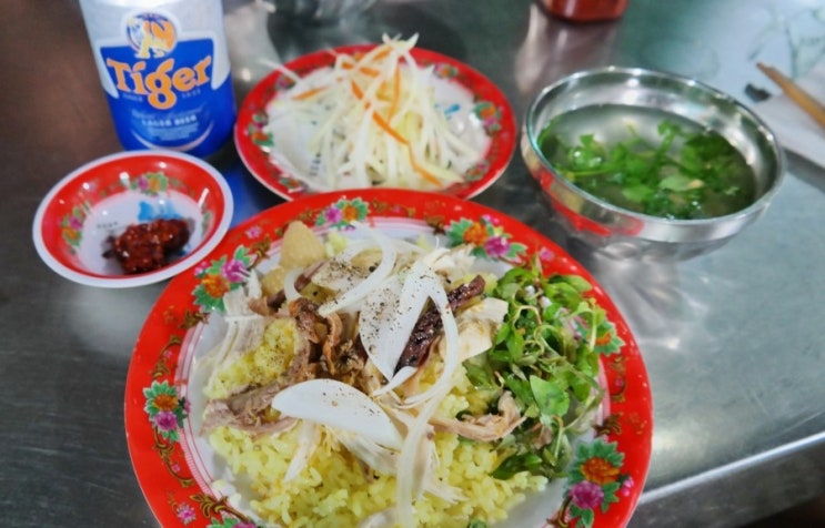 베트남 호이안 맛집 _ 호이안 껌가 바부오이 (호이안 치킨라이스 맛....