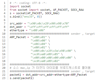 [Python] ARP Request 예제 : 네이버 블로그