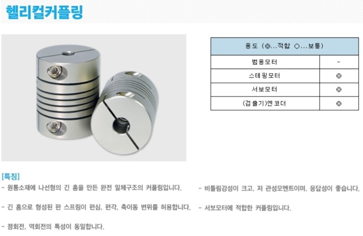 국산 헬리칼카플링, HELICAL COUPLING, 에스앤씨커플링, 피티코리아 : 네이버 블로그