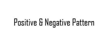 Positive & Negative Pattern : 네이버 블로그