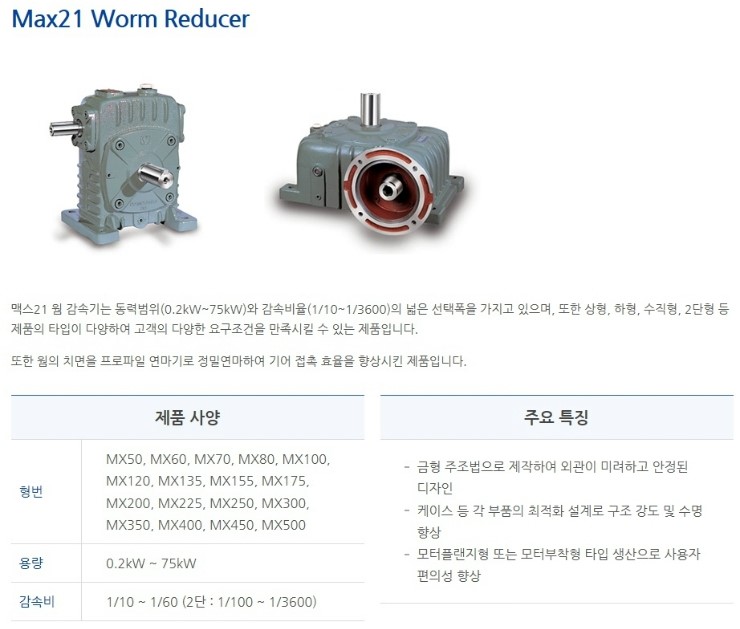 삼양(SAMYANG)WORM REDUCER, CENTURY WORM REDUCER, SCREW JACK, TOFAS