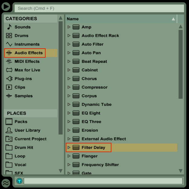 13. Ableton Live 9 - Audio Effects - Filter Delay : 네이버 블로그