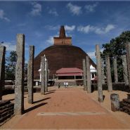 스리랑카여행 아누라다푸라 평화의 사원 '아바야기리 다고바'