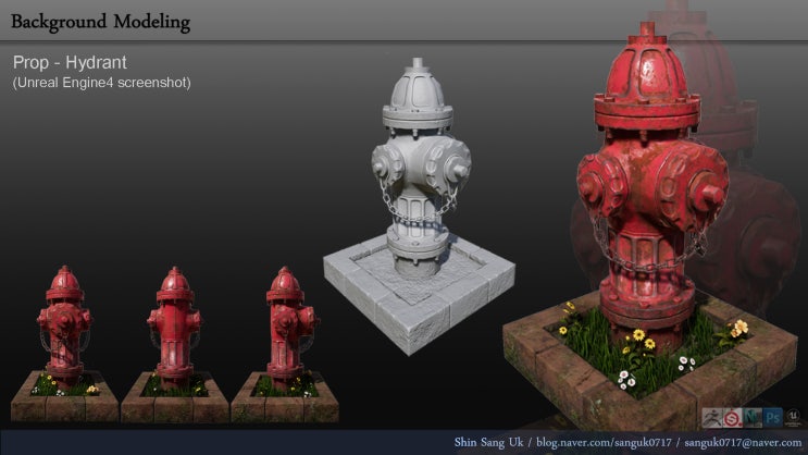 소화전 하드서페이스 모델링(Hydrant Hard Surface Modeling) : 네이버 블로그