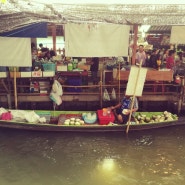 [방콕자유여행] 태국 역사유적지 아유타야 및 크롱랏마욤 수상시장 투어