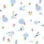 패턴,파란꽃송이p/꽃그림/일러스트문양/라인드로잉/펜아트