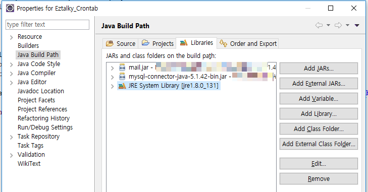 Eclipse Export java version 변경 : 네이버 블로그