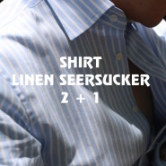 시어서커 리넨 셔츠 프로모션 2 + 1