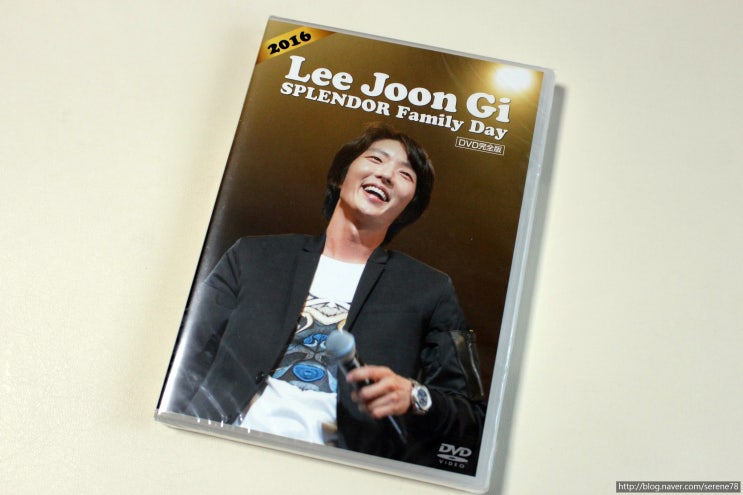 2016 Lee Joon Gi SPLENDOR Family Day DVD : 네이버 블로그