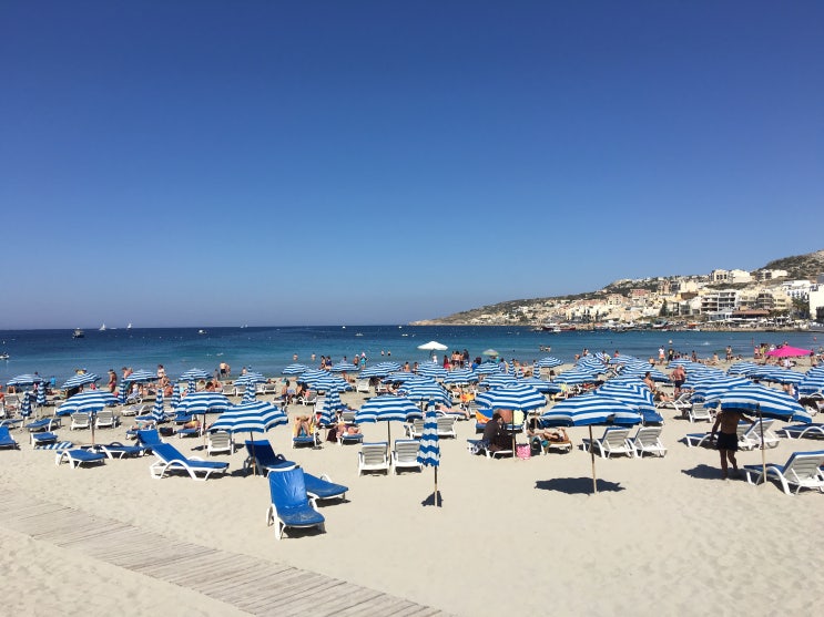 아이와 유럽여행 _ 몰타 멜리하 베이[Mellieha Bay), 부지바 비치, Malta, Buggiba, 5월 날씨 : 네이버 블로그