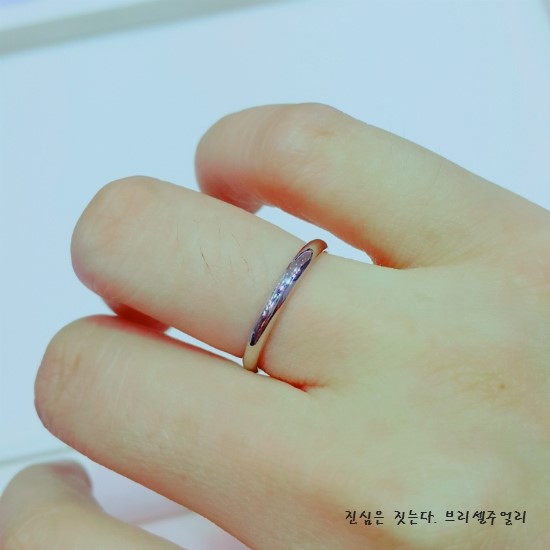 백금반지 심플한 맛에 한다! : 네이버 블로그