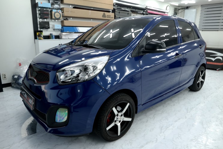 CARAZY/카레이지 모닝 전체랩핑 3M 딥블루메탈릭 안양전체랩핑 광명전체랩핑 : 네이버 블로그