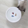 고양이 물그릇 - 수반, 라벤더 정원님 물그릇