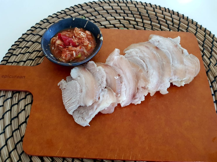 돼지고기수육 부드럽게 삶는법 간단해요 : 네이버 블로그