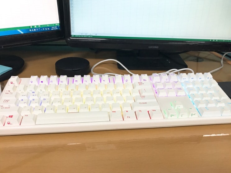 한성키보드 : CHF4 무접점키보드 타각감 및 사용기 : 내돈리뷰 : 네이버 블로그