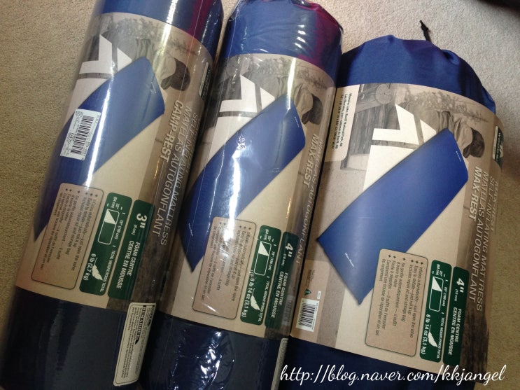 [ WOODS ] Self Inflating Mattress 캠핑용품, 셀프 인플렛팅 매트, 캐나다 캠핑, 캐나다 캠핑 준비하기 네이버 블로그