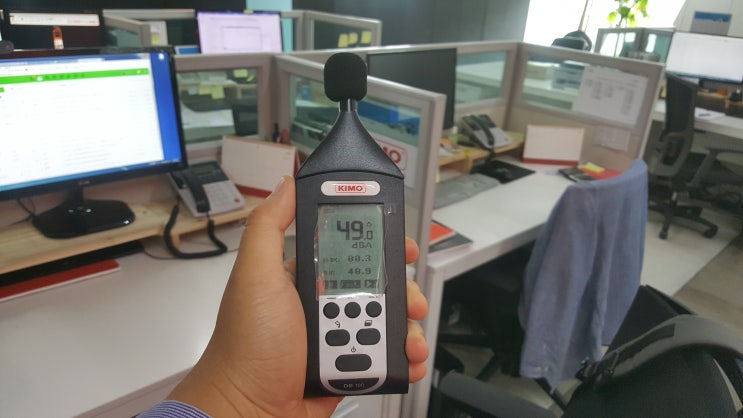 휴대용 소음측정기 소음계 키모 DB100 : 네이버 블로그