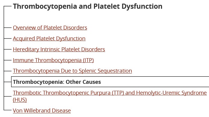 Thrombocytopenia Other Causes 네이버 블로그