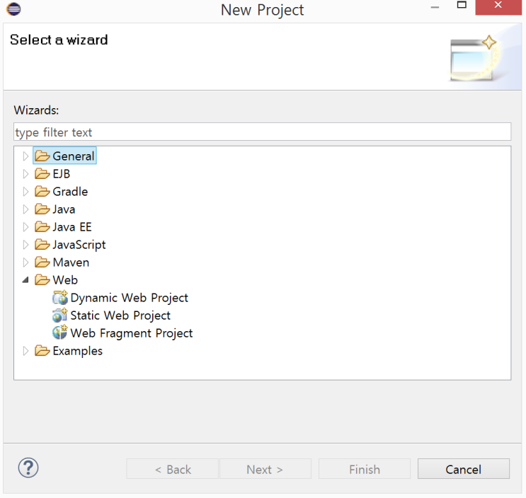 이클립스에 Dynamic Web Project 없을 때 해결법 : 네이버 블로그