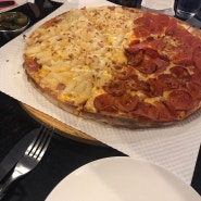 [이태원 맛집]보니스 피자펍/하프앤하프/하와이안 피자/페퍼로니 피자/피자 맛있는 곳/