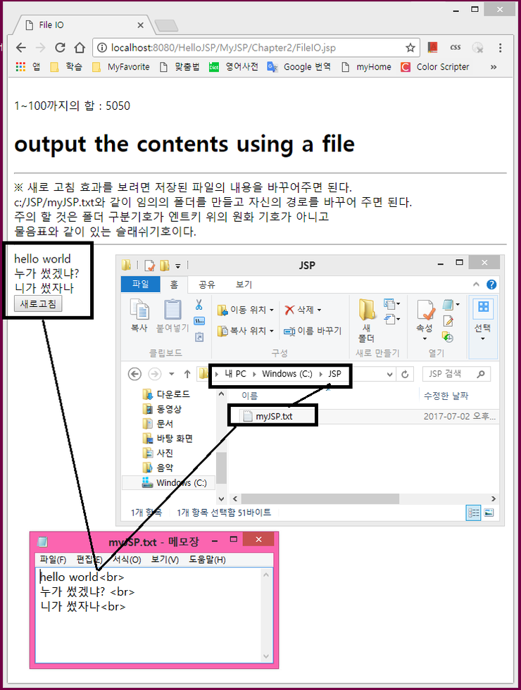 [jsp] 파일 입출력 java.io.FileReader, BufferedReader : 네이버 블로그