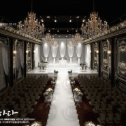 [ 단독프로젝트 ] 꿈의 궁전 웨딩홀 인테리어 투시도 및 디자인