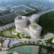 [ 협력프로젝트 ] CJ - RND 센터 건축조감도 및 건축투시도