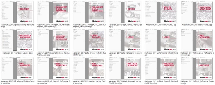 마스터캠 2017_emastercam 교재 목차소개 : 네이버 블로그