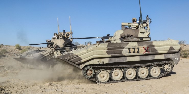 미군의 전쟁 게임 훈련용 모조 러시아군 차량 OSV - US Army desert wargames imitation ...