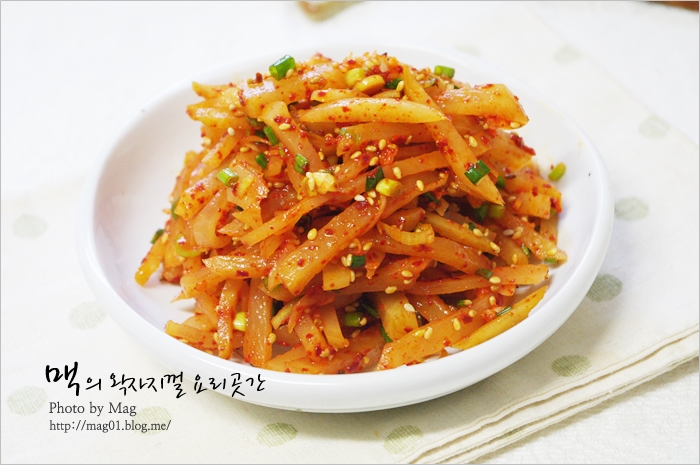 입맛없는 여름 이거 하나면 밥 한공기 뚝딱~ 무짠지무침 : 네이버 블로그