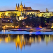 프라하 성 야경사진[Prague Castle Night View]