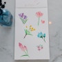 작은 꽃 그림들, 이것저것 색연필로 꽃 그리기