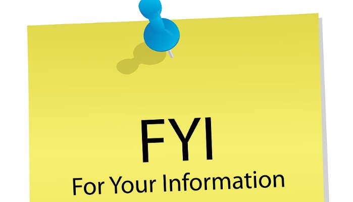 FYI / For Your Information/ 참고로/ 참고바람/ SNS 영어/ 이메일 영어/비즈니스 영어 : 네이버 블로그
