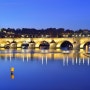 체코프라하까를교야경[Prague Charles bridge night view]