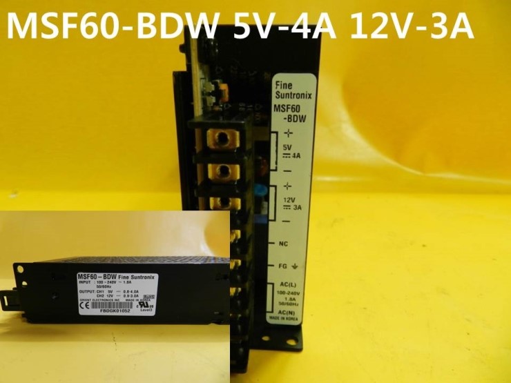 FINE 중고SMPS MSF60-BDW 5V-4A 12V-3A : 네이버 블로그