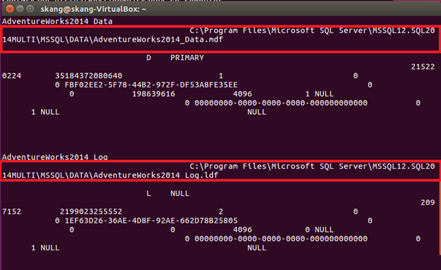 SQL Linux에서 Windows SQL 백업 파일 복원 : 네이버 블로그
