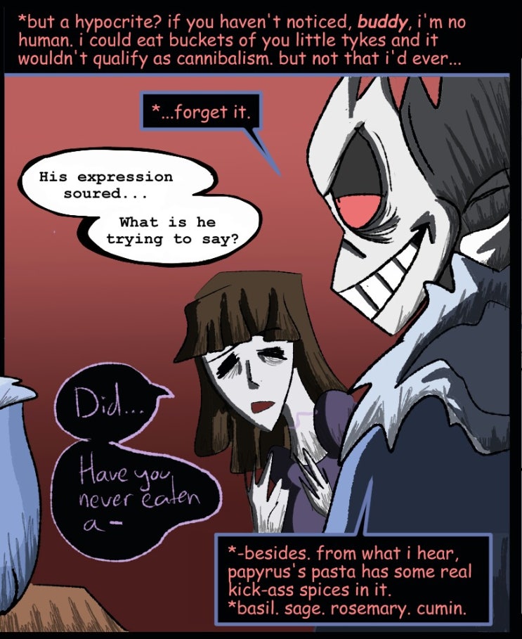 Horrortale Comic 33: Confrontation by Sour-Apple-Studios