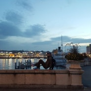 [스위스] 제네바 야경 Gevene 레만호 Lac Leman