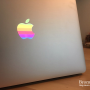 애플 맥북 프로 13인치 레트로 로고 스티커