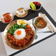 매콤한 닭갈비덮밥(인스타그램후기)