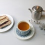 Kusmi tea : Spearmint green tea + 앙버터
