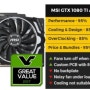 MSI GeForce GTX 1080 Ti 아머 리뷰 2편 (게임성능 및 총평)