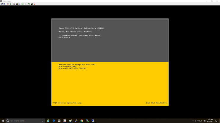 VMware vSphere 6.5 ] 16. ESXi Shell 활성화 : 네이버 블로그