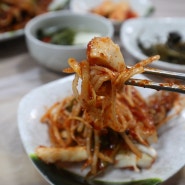 동피랑마을 맛집 새충무식당 건강웰빙밥상