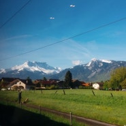 [스위스자유여행] 160504 엄마랑, 체르마트 오르는 길.