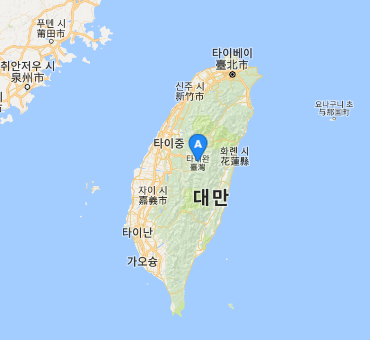 대만 자유여행을 위한 대만 여행지도, 관광지도 : 네이버 블로그