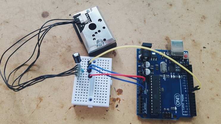 GP2Y1023AU0F 사용법 알아보기 아두이노 먼지 센서 기초 강좌 PWM ...